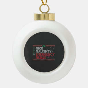 Boule En Céramique Nice Naughty Urgence Infirmière Funny Ugly Cadeau