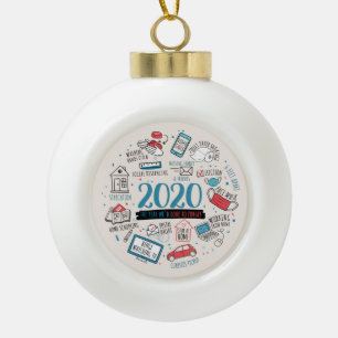 Boule En Céramique Noël 2020 Activités de quarantaine Commémoration