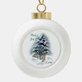 Boule En Céramique Noël belge Tervuren