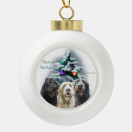 Boule En Céramique Noël de Labradoodle
