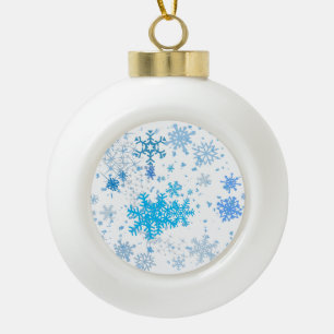 Boule En Céramique Noël neige