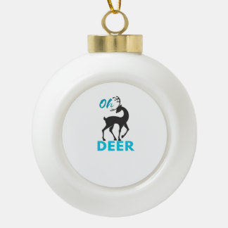 Boule En Céramique Oh Deer Minimal Design