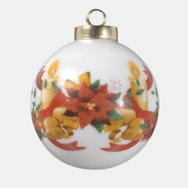 Boule En Céramique Ordavenès de Christmas (Dos)