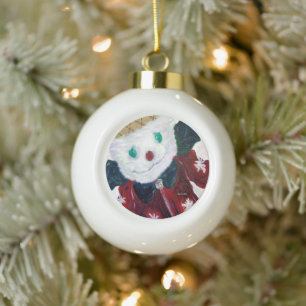 Boule En Céramique Ours Jingle