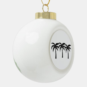 Boule En Céramique Palmiers tropicaux