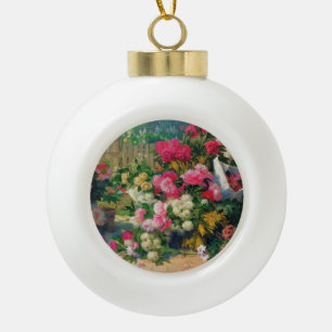 Boule En Céramique Paniers et pots de fleurs Alfred Petit Flower dans