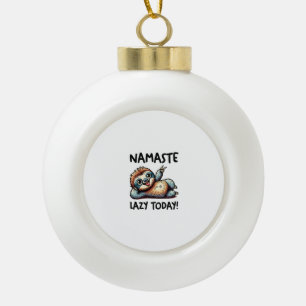 Boule En Céramique Paresseux Namaste Vibes Détente