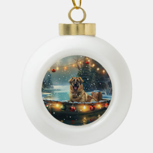 Boule En Céramique Pasteur anatolien Noël Festive Voyage