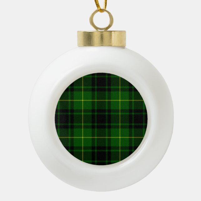 Boule En Céramique Pâte verte de tartan MacArthur (Devant)