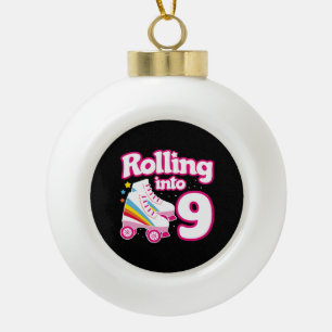Boule En Céramique Patinage pour enfants - 9e anniversaire - Patinage