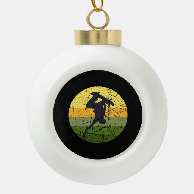 Boule En Céramique Patinage vintage (Devant)