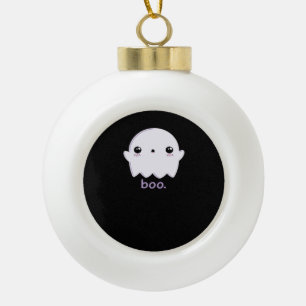 Boule En Céramique Petit Boo mou Halloween