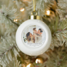 Photo de Noël de famille moderne