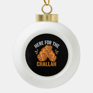 Boule En Céramique Pour le pain d'Hanoukka juif challah amusant