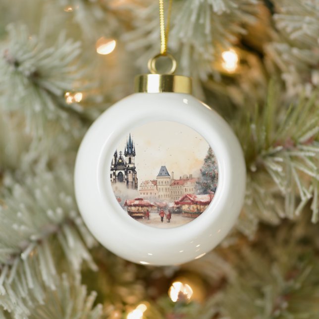 Boule En Céramique Prague (Arbre)