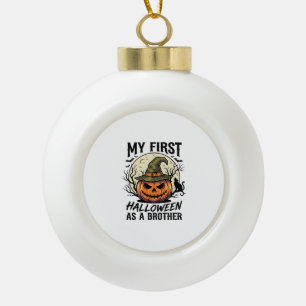 Boule En Céramique Premier frère d'Halloween Vintage Pumpkin Moon Shi