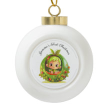 Premier Noël de bébé fée personnalisé