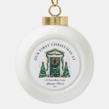 Premier Noël Personnalisé À Notre Nouvelle Maison