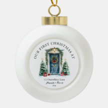 Premier Noël Personnalisé À Notre Nouvelle Maison