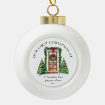 Premier Noël Personnalisé À Notre Nouvelle Maison