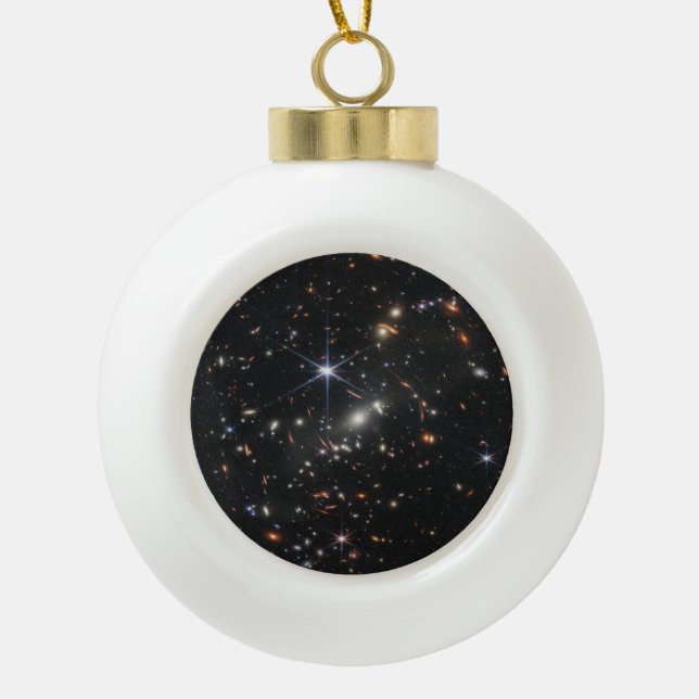 Boule En Céramique Première vue profonde de l'univers de Webb (Devant)