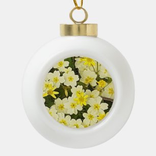 Boule En Céramique Primroses du printemps