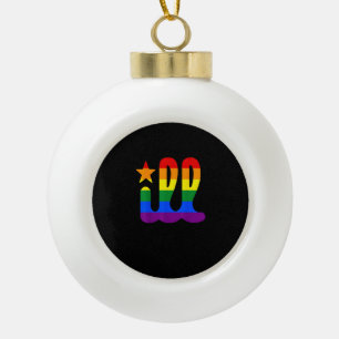 Boule En Céramique Rainbow Pride Amour ill Philadelphia Philly Gay Pr