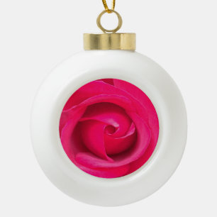 Boule En Céramique Rose rose romantique rouge