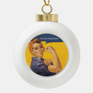 Boule En Céramique Rosie la riveuse On peut le faire ! Votre texte ic