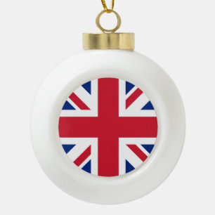 Boule En Céramique Royaume-Uni Union Jack Drapeau des colonies britan