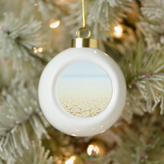 Boule En Céramique Sable et mer Calme Côté (Arbre)