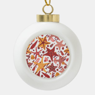 Boule En Céramique Starfish Shells : Motif scandinave