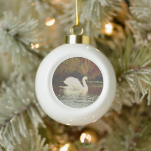 Boule En Céramique Swan