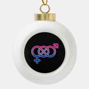 Boule En Céramique Symbole de genre bisexuel