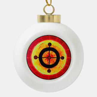 Boule En Céramique Symbole solaire celtique