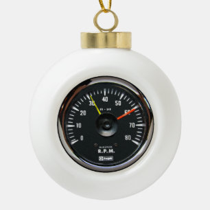 Boule En Céramique Tachomètre automatique vintage arrondi