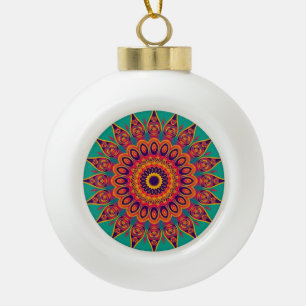 Boule En Céramique Tattoo Kaleidoscope Fractal