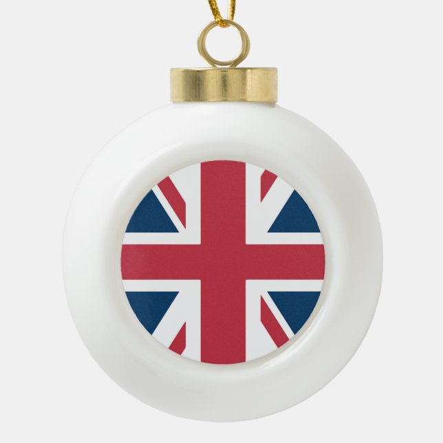 Boule En Céramique The Union Jack British Flag (Devant)