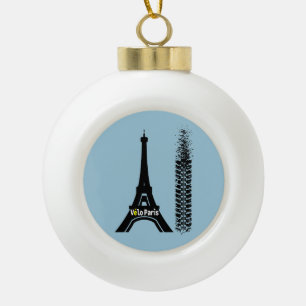Boule En Céramique Tour de Velo Paris Bike Eiffel