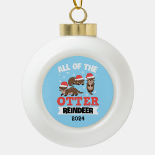 Boule En Céramique Tout Le Rindeer À Otter