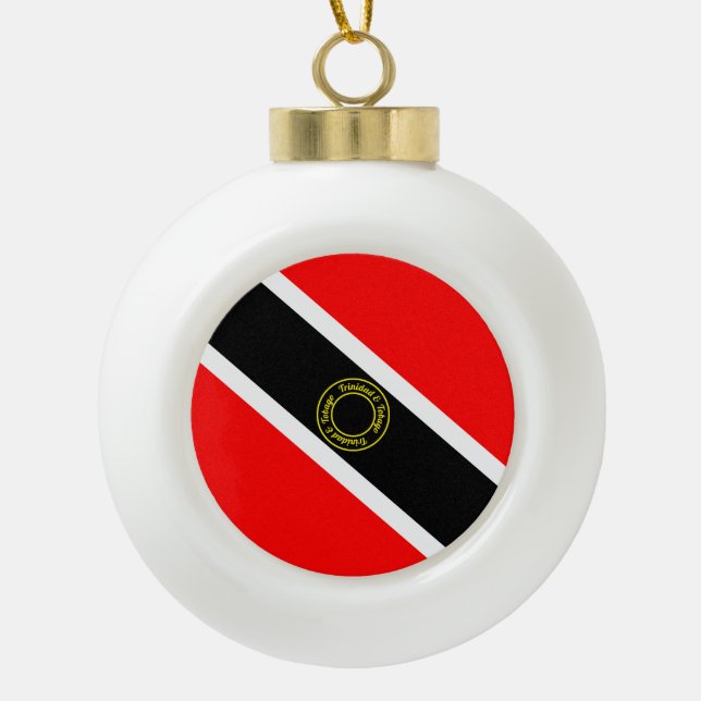 Boule En Céramique Trinité-et-Tobago (Devant)