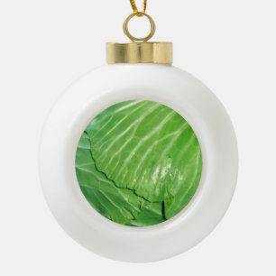 Boule En Céramique Une tête de chou