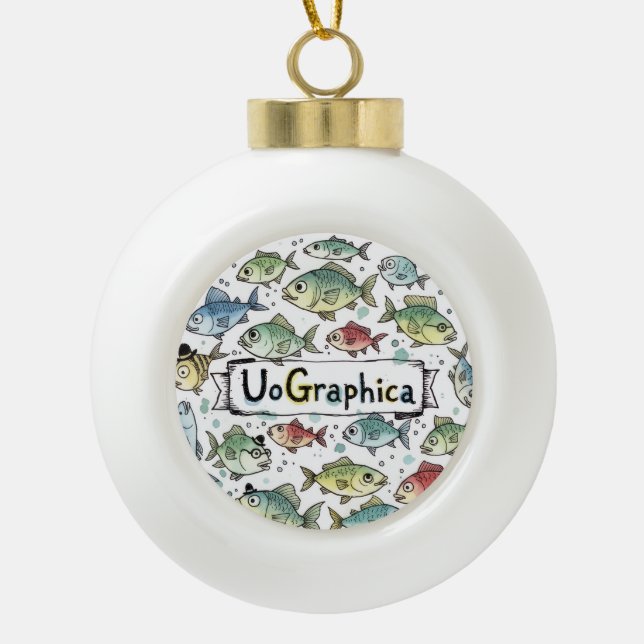 Boule En Céramique UoGraphica (Devant)