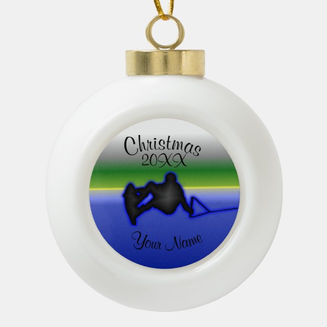 Boule En Céramique Wakeboard Ceramic Ball Christmas Ornament (Devant)