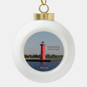 Boule Kenosha North Pierhead ou ornement de flocon