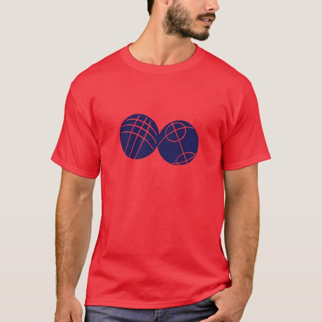 Boule petanque T-Shirt (Vorderseite)