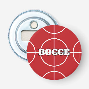 Boule rouge boule ouvre-bouteille aimant frigo