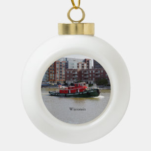 Boule Wisconsin ou ornement de flocon de neige