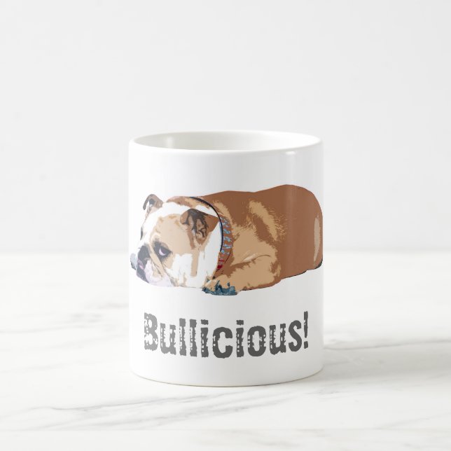 Bouledogue anglais de "Bullicious" de tasse de (Centre)