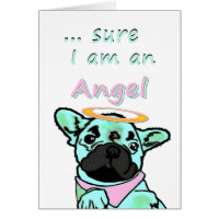 Bouledogue français Ange sûr French Bulldog